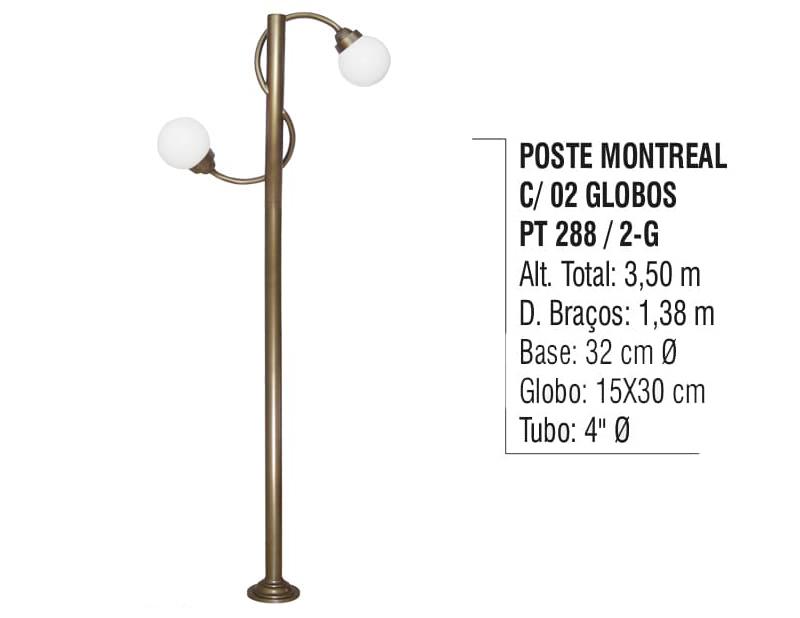 Poste Montreal com 02 Globos